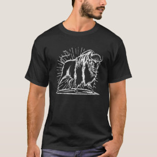 T-shirt Zoo Faune Animale Soigneur de zoo Buffle Bison en