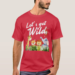 T-shirt Zoo Fête Femme Safari Animaux Par Jour Au Far