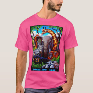 T-shirt Zoo Hogle Utah Publicité Vintage Imprimer