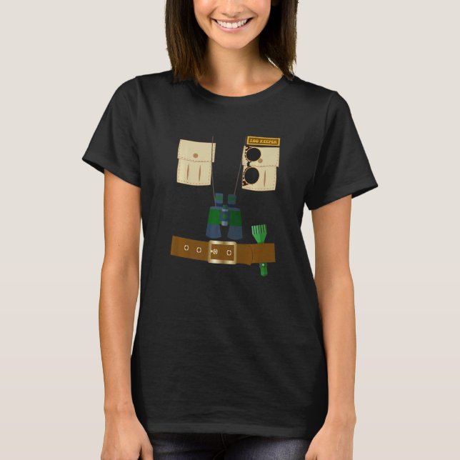 T-shirt Zoo Keeper Halloween Costume Jungle Safari Zookeep (Devant)