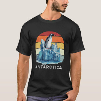 T-shirt Zoo Keeper Penguins Retro Antarctica Vintage Pengu