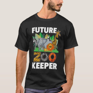 T-shirt Zoo Keeper Zoo Animaux Futur Zoo Keeper Africain A