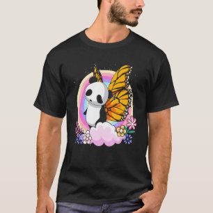 T-shirt Zoo mignon Imaginaire animal arc-en-ciel papillon