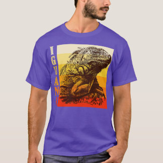 T-shirt Zoo Reptile Zoo Keeper Cadeau Iguana