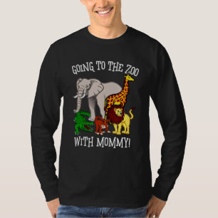 T-shirt Zoo Sympa Pour Les Enfants Allant Au Zoo Avec Momm