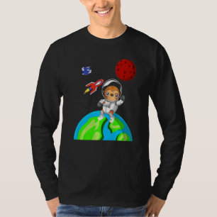 T-shirt Zoo tropical Animal Extérieur Rocket Astronaut S