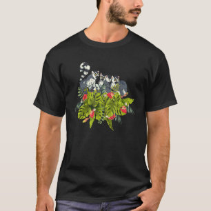 T-shirt Zoo tropical animal Sifakas singe de Madagascar Le