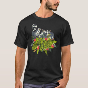 T-shirt Zoo tropical animal Sifakas singe de Madagascar Le
