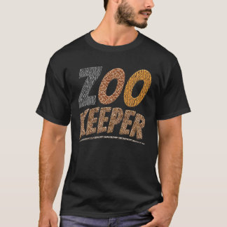 T-shirt Zookeeper African Savanna Animaux Lover Zoo Keeper