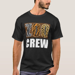 T-shirt Zookeeper animal de l'équipage de zoo