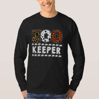 T-shirt Zookeeper Safari Zoo Poster de animal Zoo Keeper