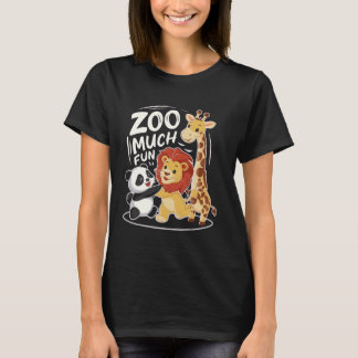 T-shirt Zookeeper Zoo Beaucoup d'animaux amusants Safari P