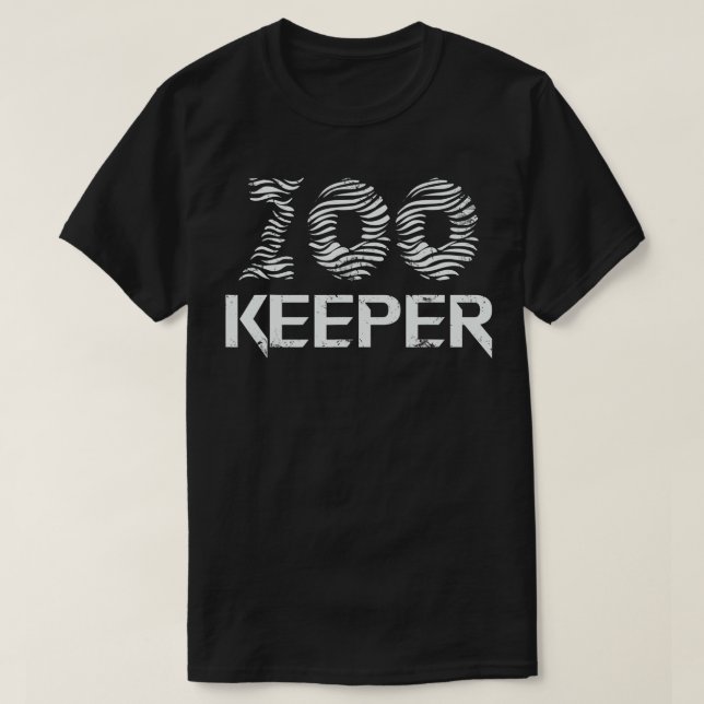 T-shirt Zookeeper Zoo Keeper African Savanna Safari Guide (Design devant)