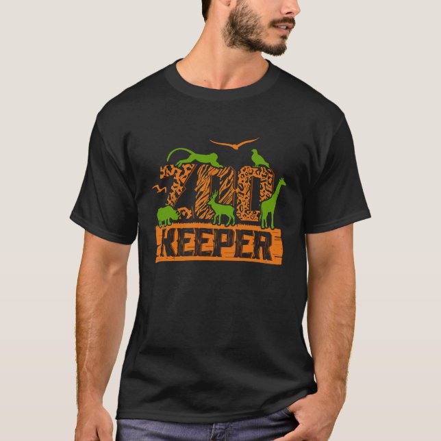 T-shirt Zookeeper Zookeeping Zoo Animal  Zoo Keepers (Devant)
