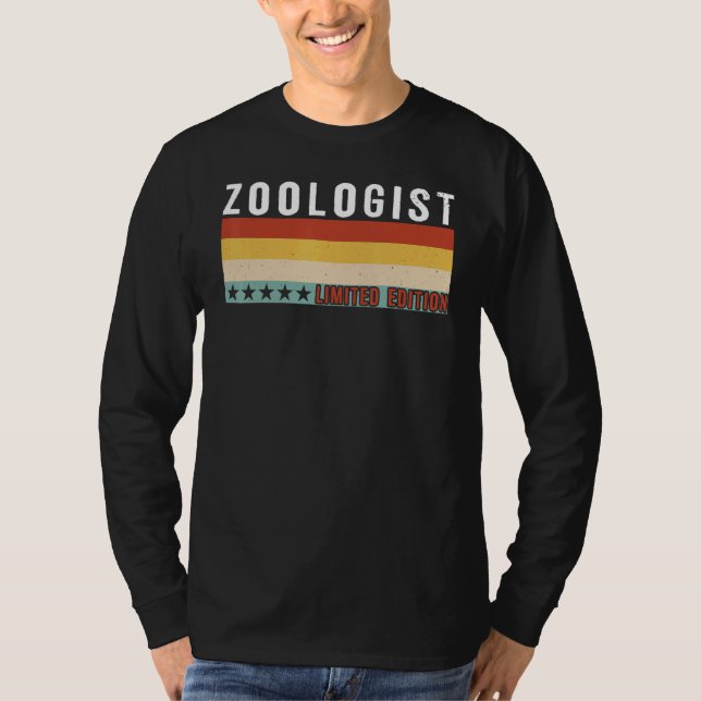 T-shirt Zoologist Job Title Profession Worker Appreciation (Devant)