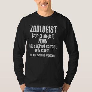 T-shirt Zoologiste Cool scientifique