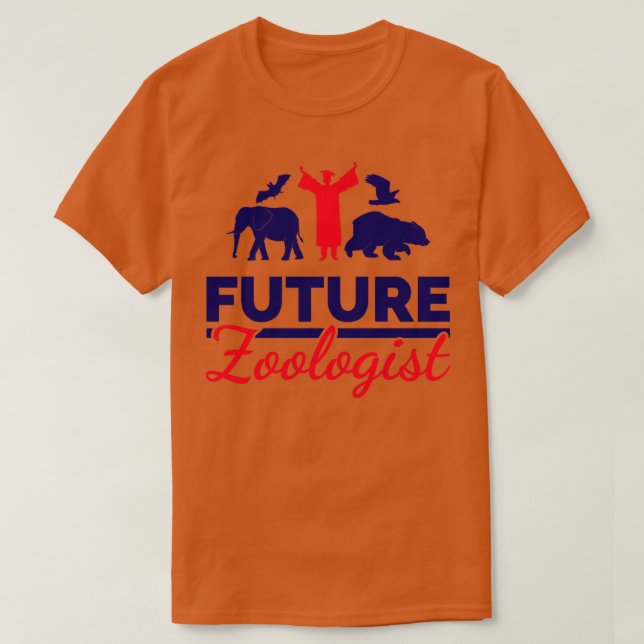 T-shirt Zoologiste de l'avenir1 (Design devant)