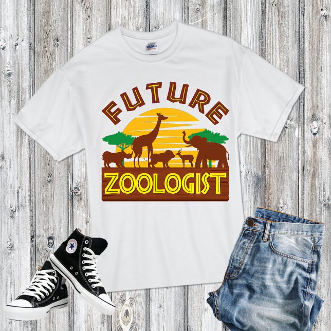 T-shirt Zoologiste de l'avenir Zoo Animaux Biologiste de l (Créateur téléchargé)