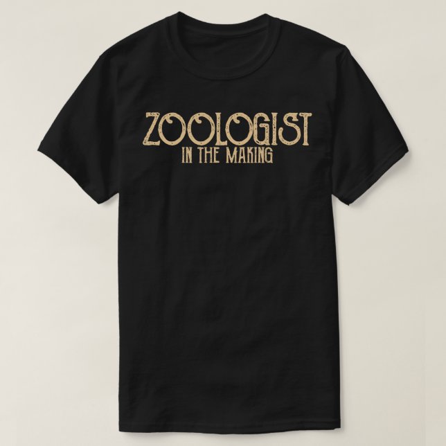 T-shirt Zoologiste En Cours (Design devant)
