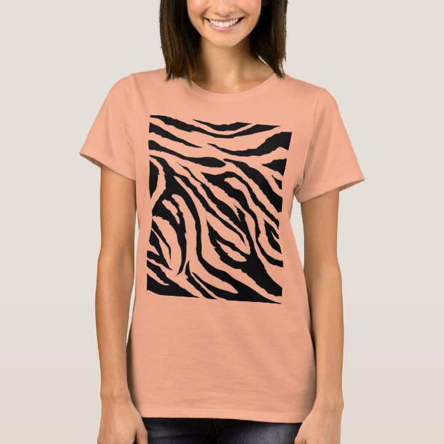 T-shirt zoom_zèbre_impression (Devant)