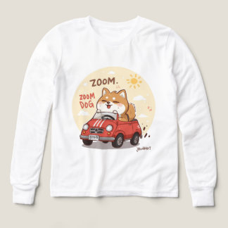 T-shirt Zoom Zoom Fox Kids – Dessin de voiture d'a