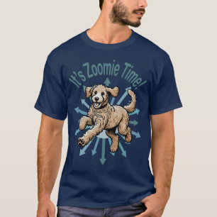 T-shirt Zoomie Time Golden Doodle
