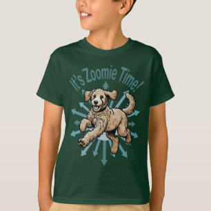 T-shirt Zoomie Time Golden Doodle