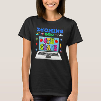 T-shirt Zooming Into 4th Grade Virtual Back To School 4th 