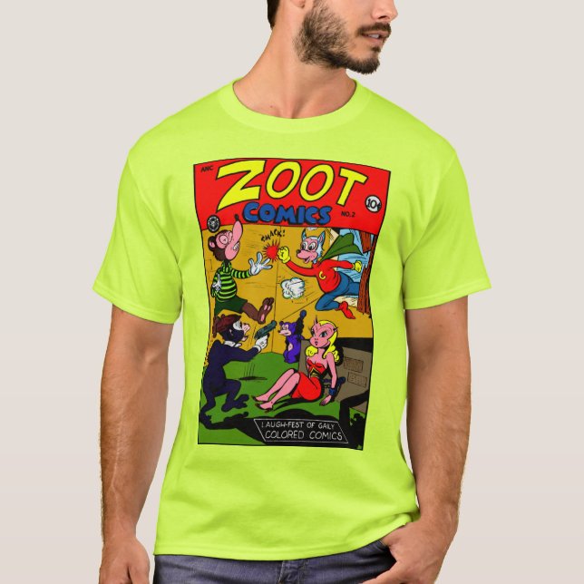 T-shirt ZOOT Comics des années 1940 (Devant)