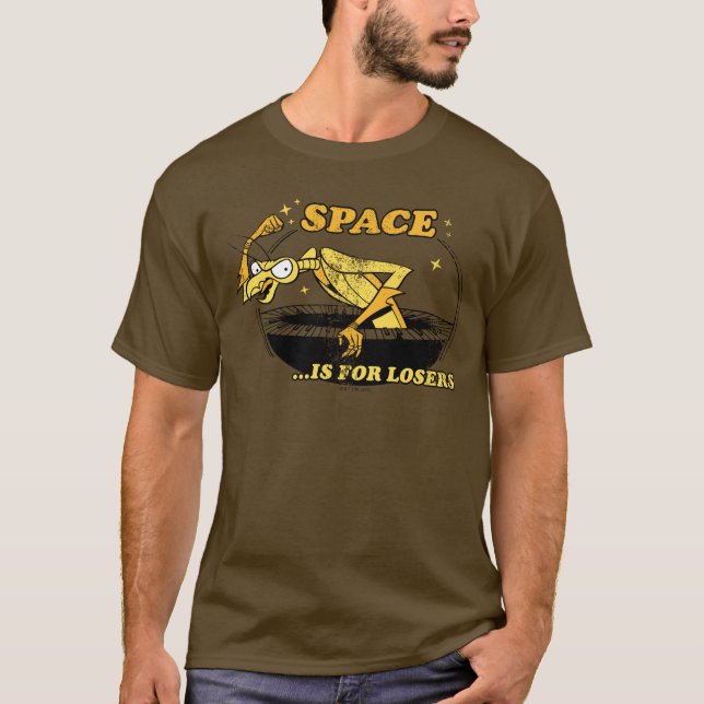 T-shirt Zorak "L'Espace Est Pour Les Perdants" (Devant)