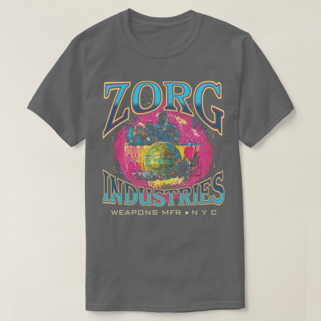 T-shirt Zorg Industries du cinquième élément Bruce Willi (Design devant)