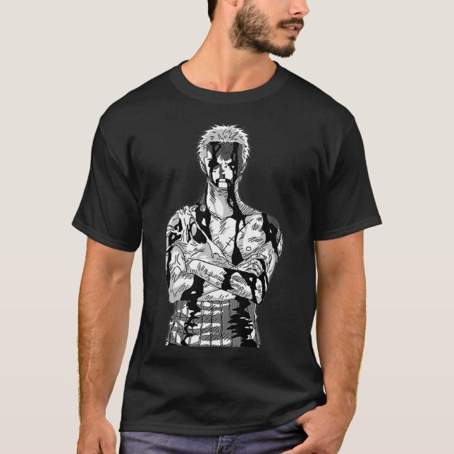 T-shirt Zoro n'a rien eu de manga (Devant)