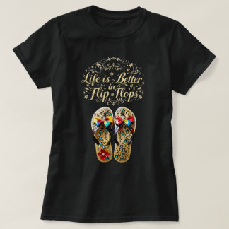 T-shirt ZOYNK Life is Better in Flip Flops 0044154