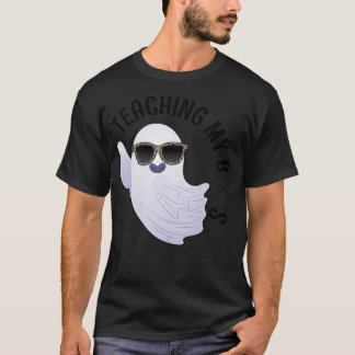 T-shirt zP4X Enseigner mon Citrouille de fantôme Boo Hallo