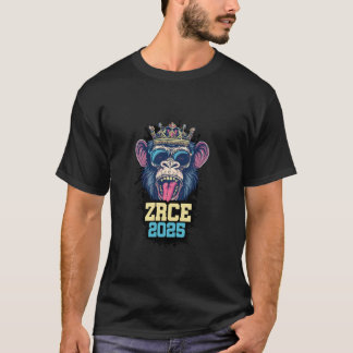 T-shirt Zrce 2025 Croatie Équipe de singe de vacances
