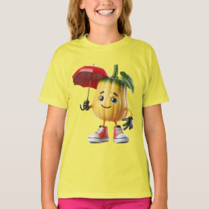 T-shirt Zucchini en Basket rouge