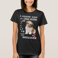 Zuchon Dog Maman Costume, Shih Tzu-Bichon mix pup 