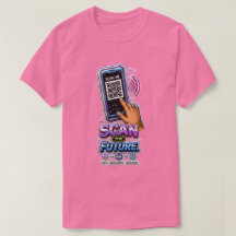 T-Shirt Zukunftsscan Futuristische Cyber-T-Shirt