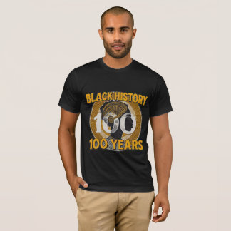 T-Shirt zum 100. Jubiläum des Schwarze Geschichte 