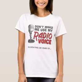 T - Shirt zum 20-jährigen Jubiläum der Frauen (PMR