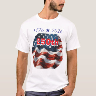 T-Shirt zum 250. Jubiläum der USA Amerika