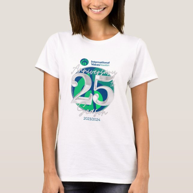 T - Shirt zum 25-jährigen Jubiläum der Frauen (Vorderseite)