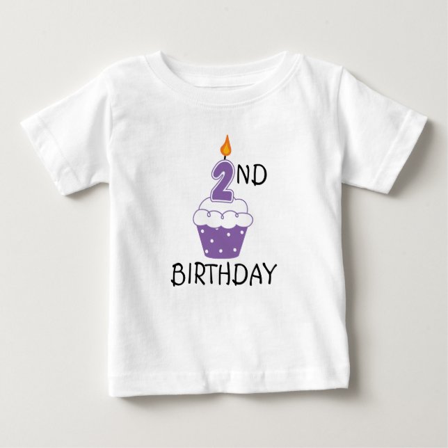 T - Shirt zum 2. Geburtstag für Kinder (Vorderseite)