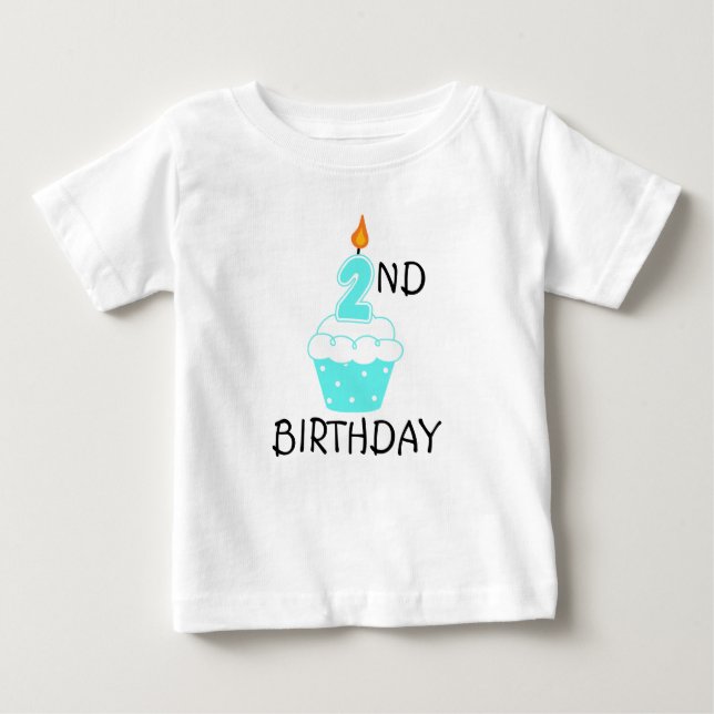 T - Shirt zum 2. Geburtstag für Kinder (Vorderseite)