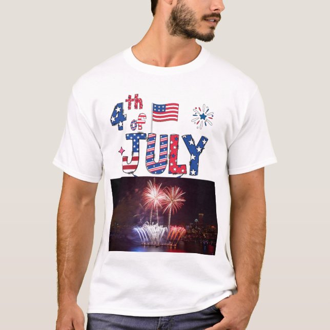 T-Shirt zum 4. Juli (Vorderseite)