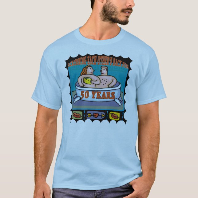 T - Shirt zum 50. Hochzeitstag (Vorderseite)