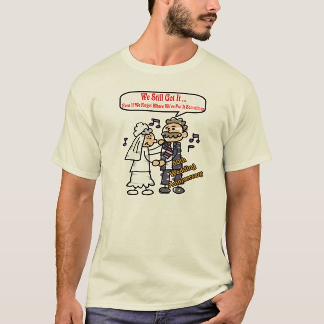 T - Shirt zum 50. Hochzeitstag (Vorderseite)