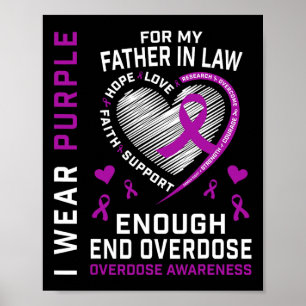 T-Shirt zum Ende des Überdosierungsbewusstseins ge Poster
