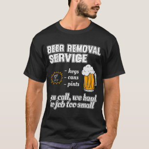 T - Shirt zum Entfernen von Funny Beer