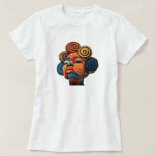 T-Shirt zum Feiern der farbenfrohen Kunst des Quil